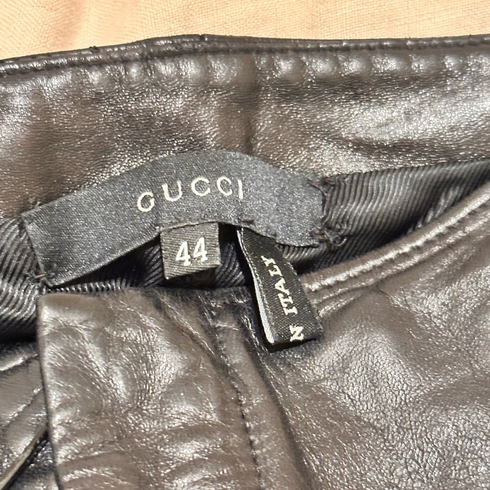Gucci Leather Pants